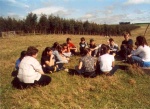 En grupo, preparamos el estudio de suelo y pasturas.