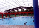 La piscina.