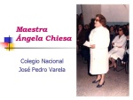 Mtra. fundadora Angela Chiesa